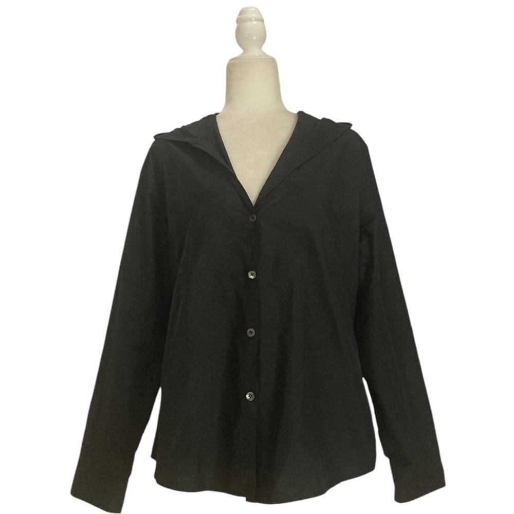 Peter O. Mahler Hooded Ultra Lightweight Rain Jacket  Black Made in Germany